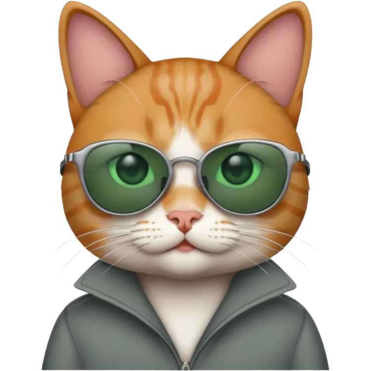 Cat wearing sunglasses emoji