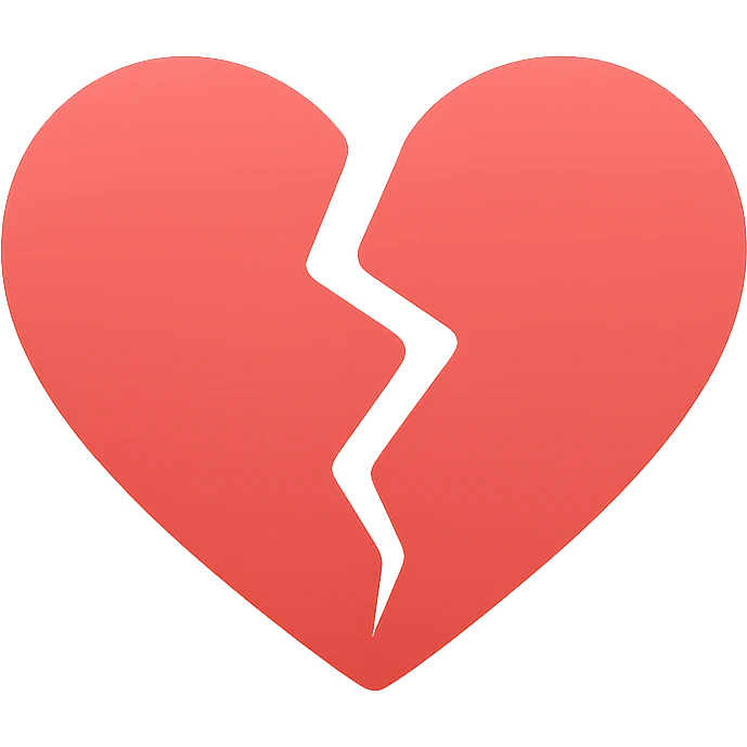 broken heart emoji