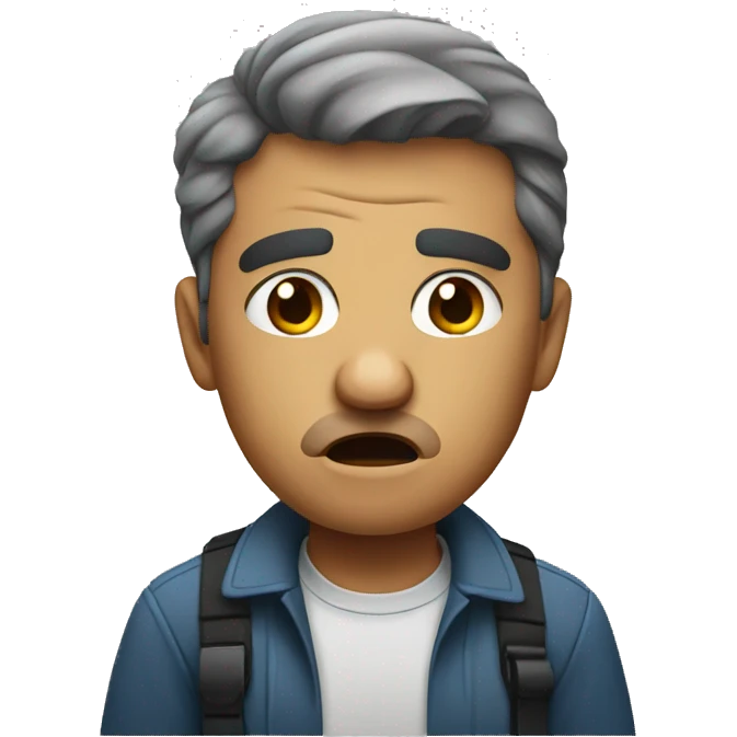 IRRITATED adult emoji
