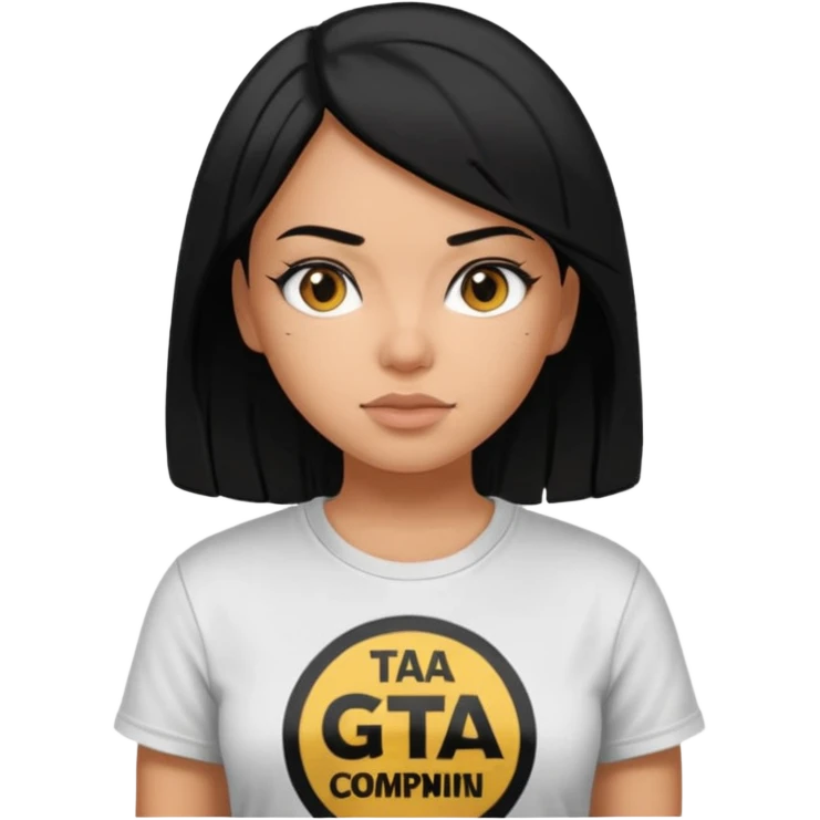 GTA GIRL 3d emoji