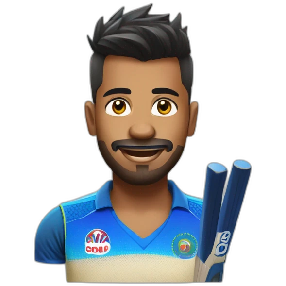 Hardik pandya cricket emoji
