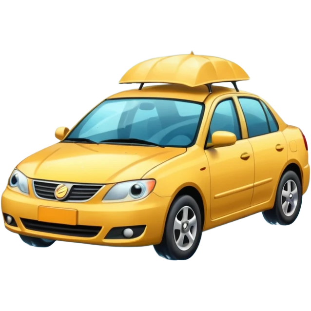 windshield wipers on car swiping rain emoji