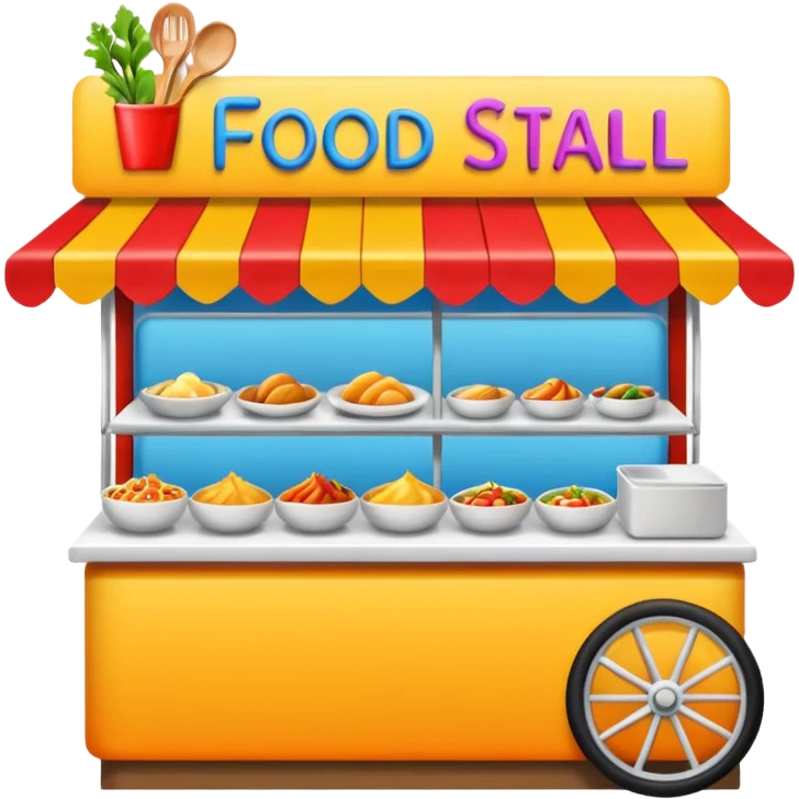 food stall emoji
