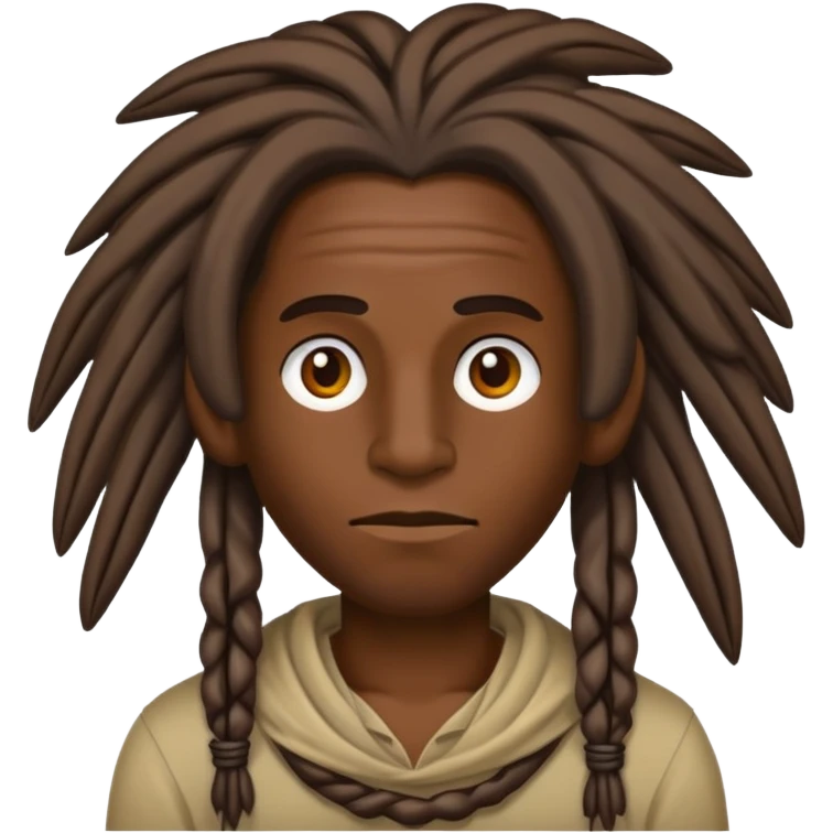 nonchalant dreadhead  emoji