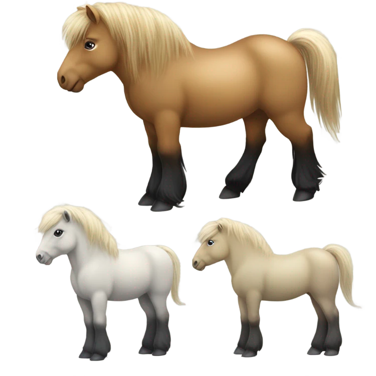 Shetland pony emoji