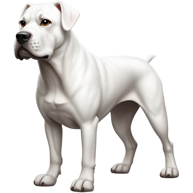 perro dogo argentino  emoji