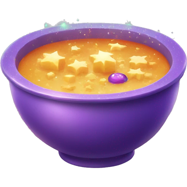 magic soup with sparkles emoji