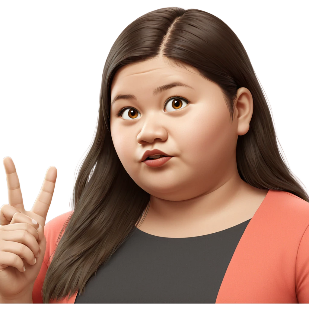 realistic portrait of girl emoji