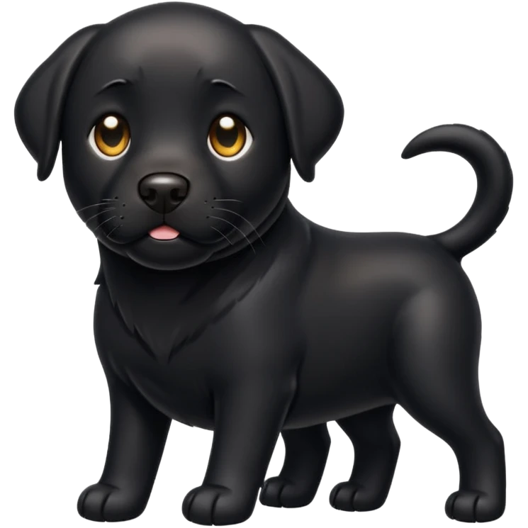 Black Labrador emoji
