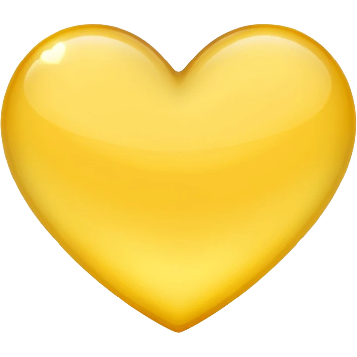 light yellow heart emoji