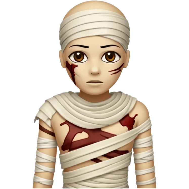 halloween mummy egyptian blood stains  emoji
