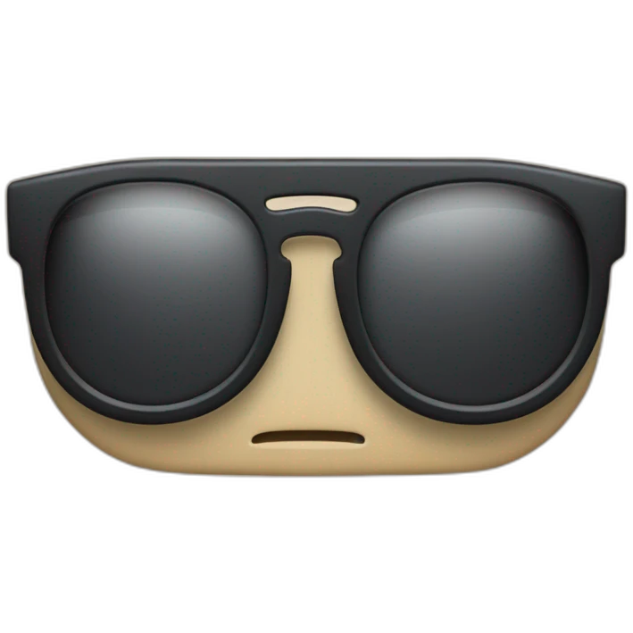 Iphone 14 pro max with glases emoji