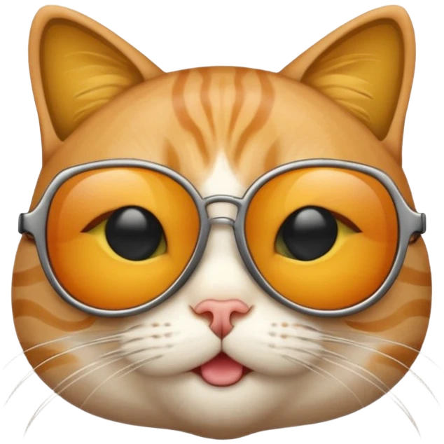 Cat wearing sunglasses emoji