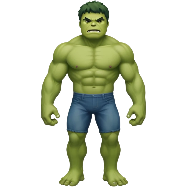 Hulk full body emoji