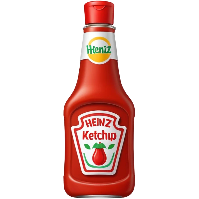upside-down Heinz ketchup Squeeze bottle emoji