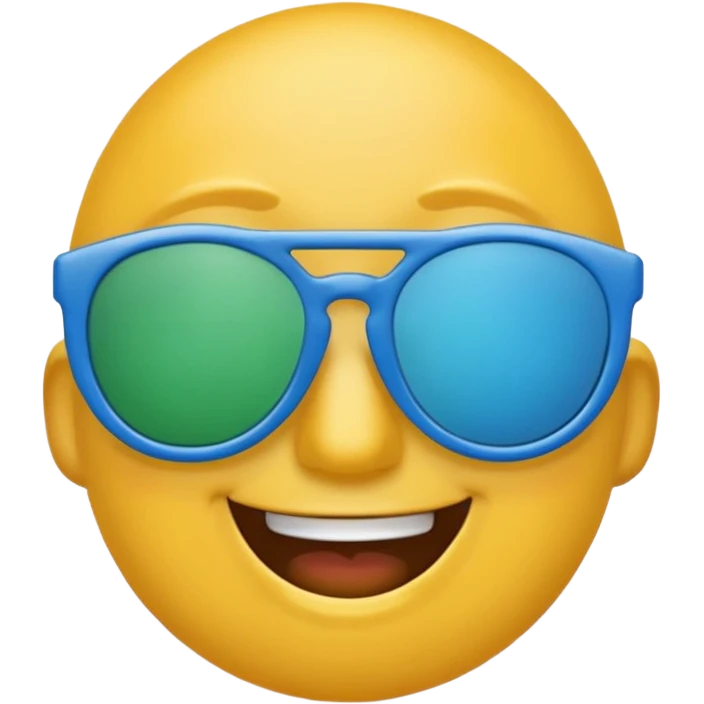 😎 emoji woth multiple colour sunglass emoji