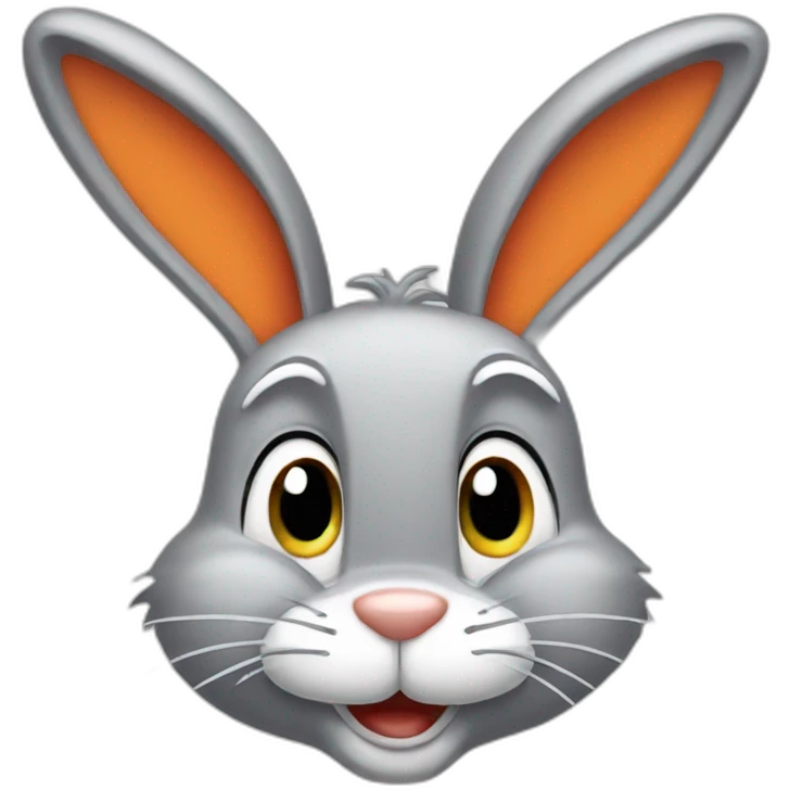 bugs bunny eatin a carrot emoji