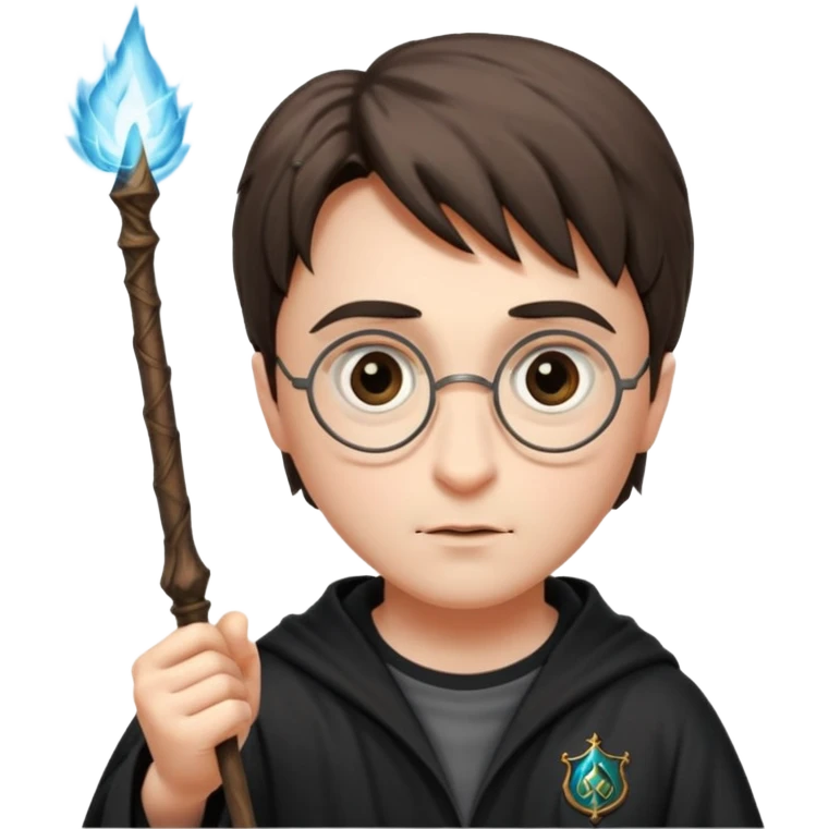 Harry Potter casting spell emoji