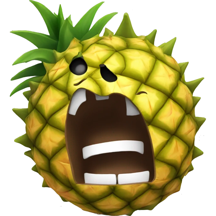 pineaple which is rage quitting emoji
