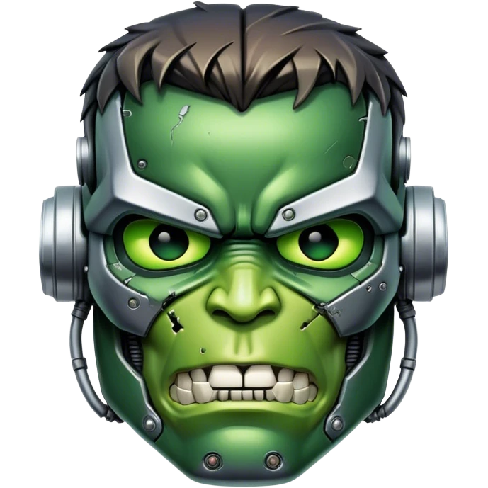 Terminator Hulk Face emoji