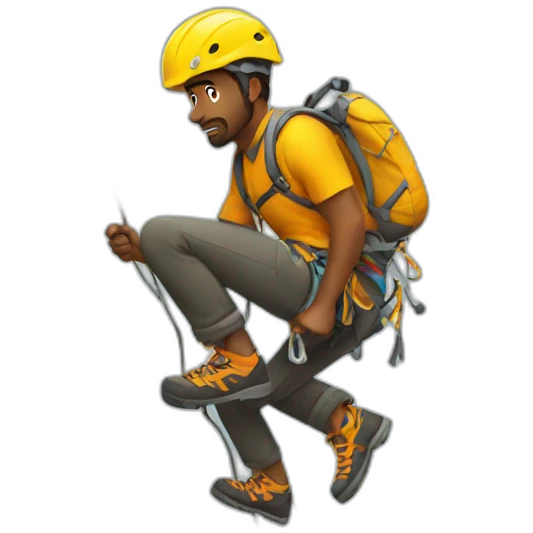 climber with style emoji
