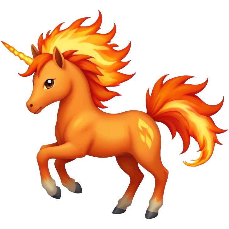 Rapidash Pokemon emoji