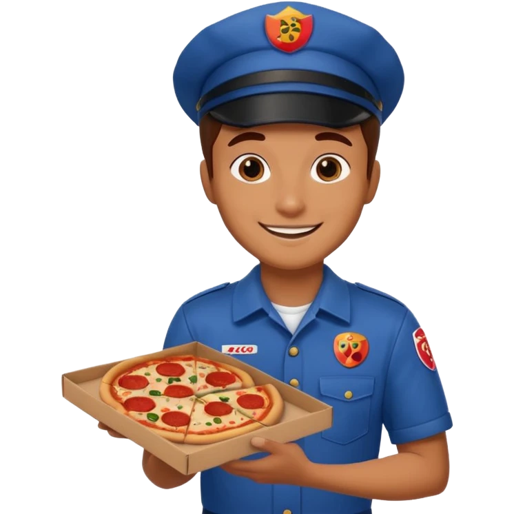
pizza delivery driver emoji