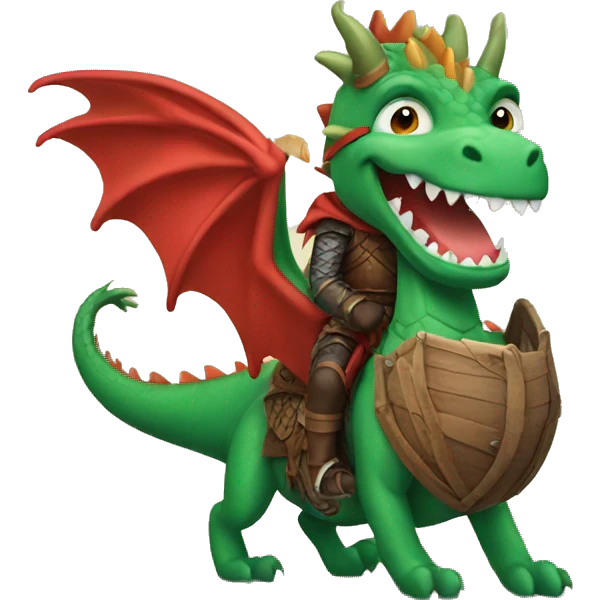 Dragon rider  emoji