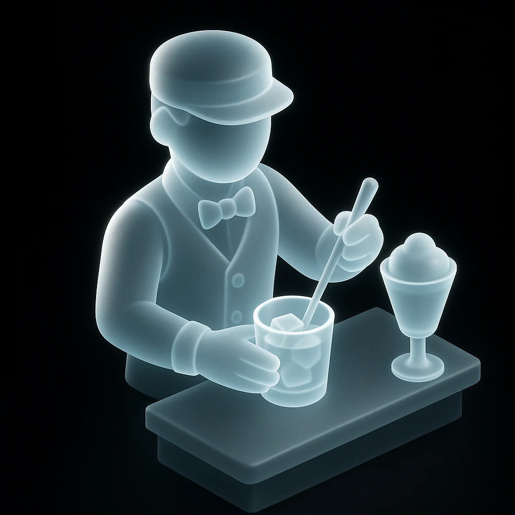 bartender mixing drinks emoji