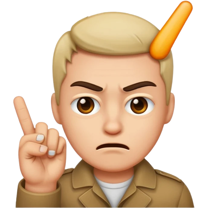 face with middlefinger emoji