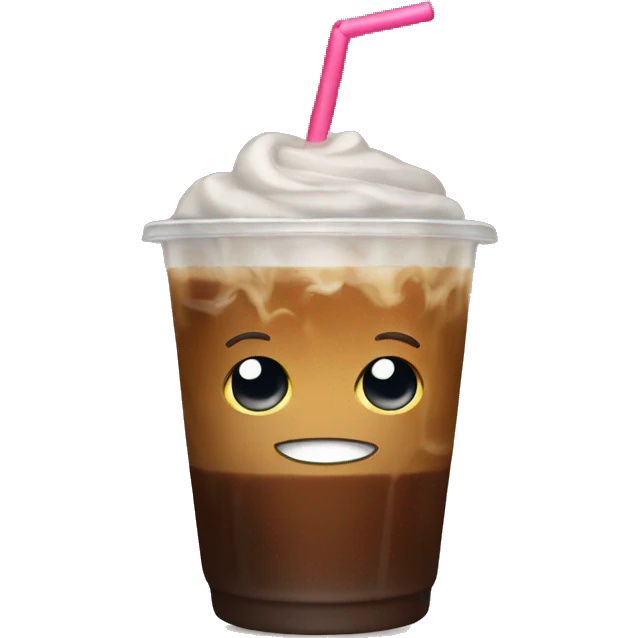 Iced coffee emoji