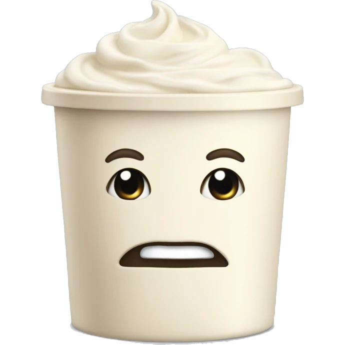 Creme in einer Dose  emoji