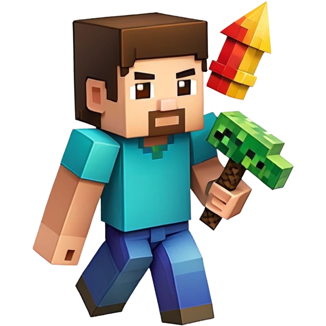 Make a Minecraft sticker emoji