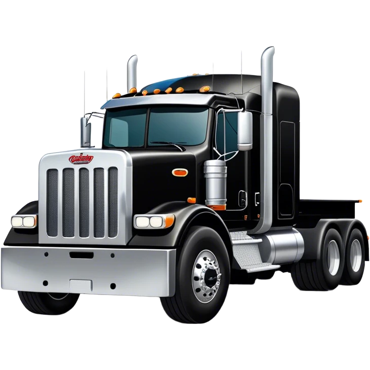black peterbilt emoji