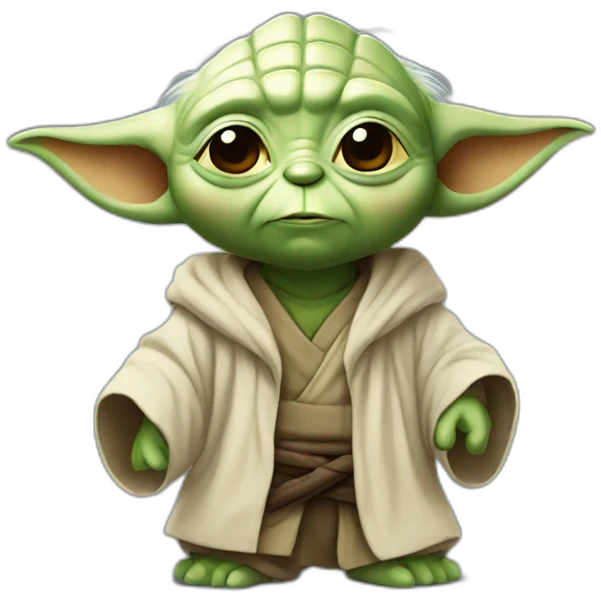 Cute yoda emoji
