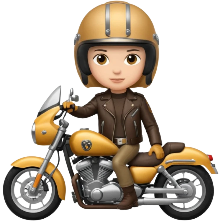 Jul qui fe le signe jul sur une moto emoji