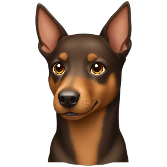 Brown australian kelpie emoji