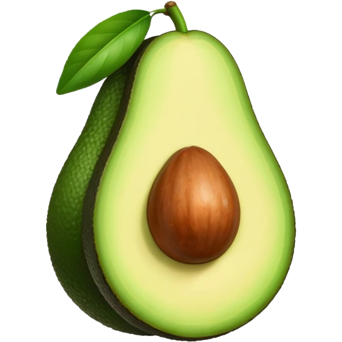 Whole avocado emoji