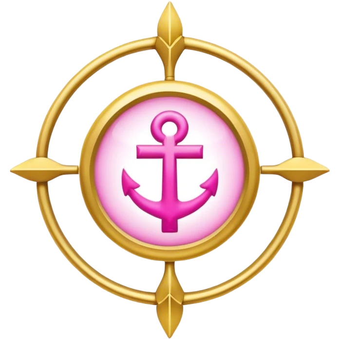 belief gold pink emoji
