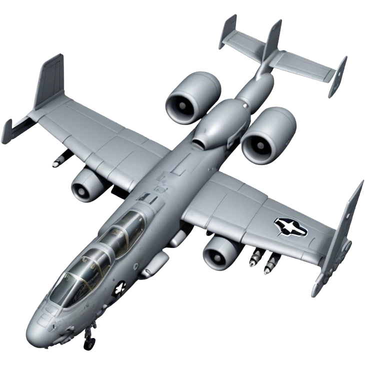 A-10 Thunderbolt II - Fairchild Republic (Grey) emoji