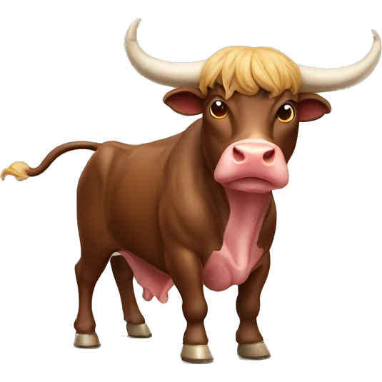 Spanish fighting bull emoji