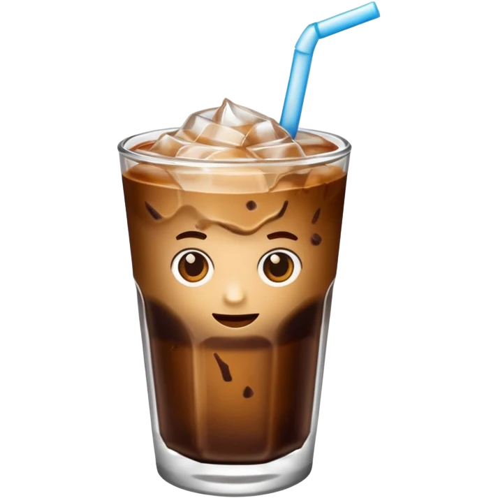 Iced coffee emoji
