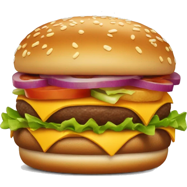 McDonald’s burger emoji