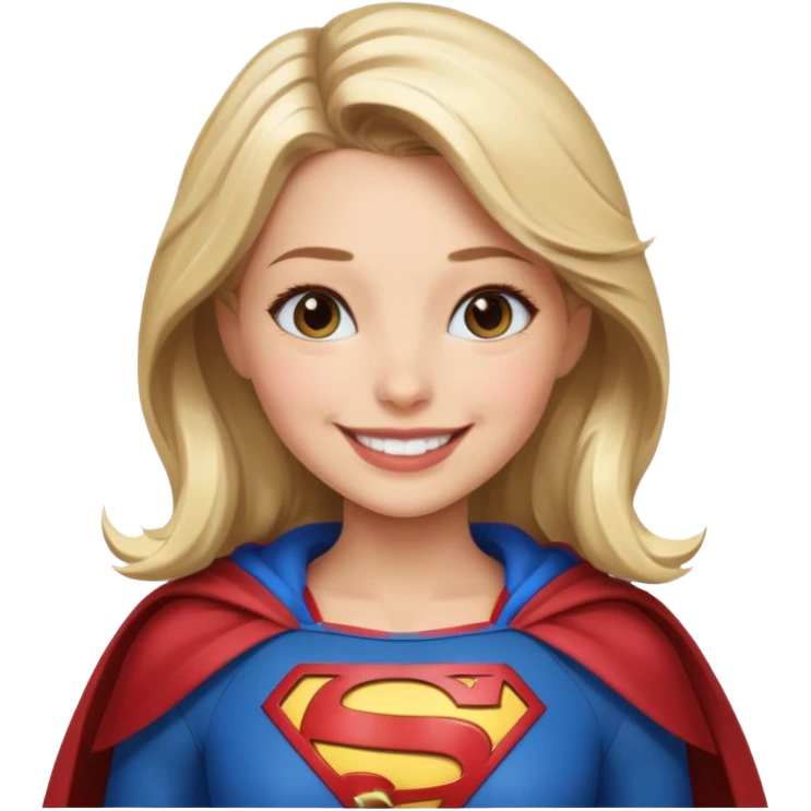 супергёрл зимой emoji