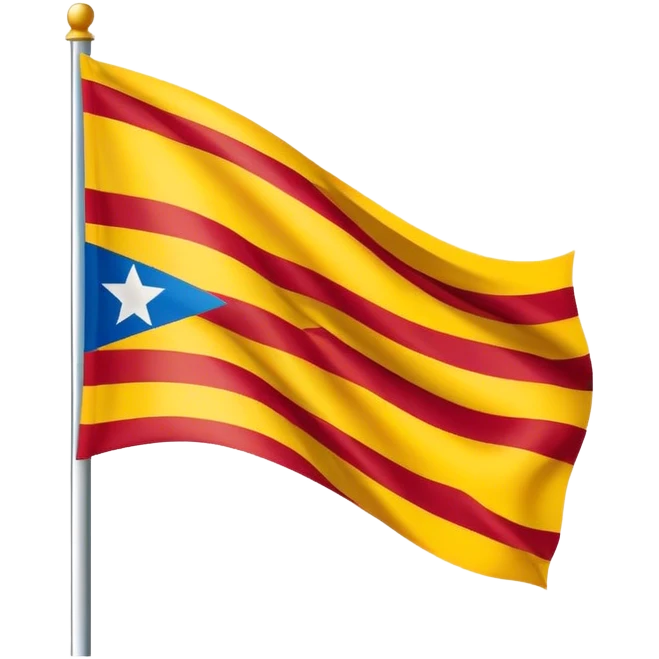Drapeau catalan emoji