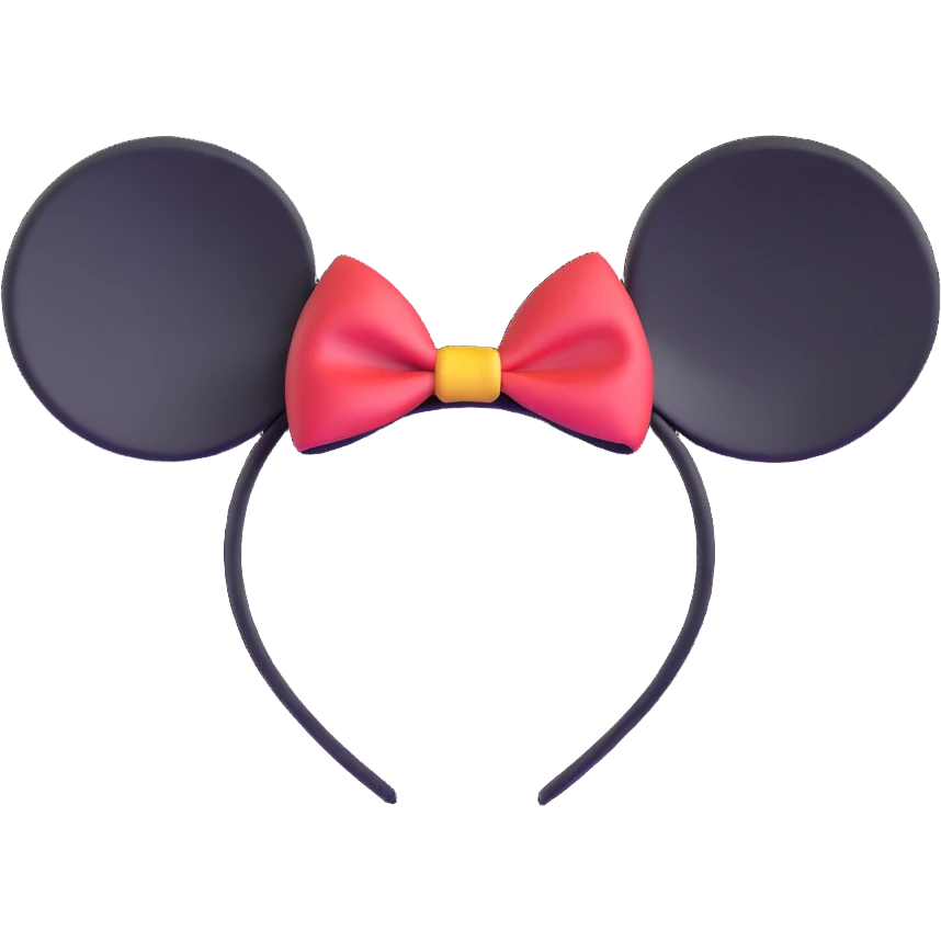 mickey mouse ears emoji