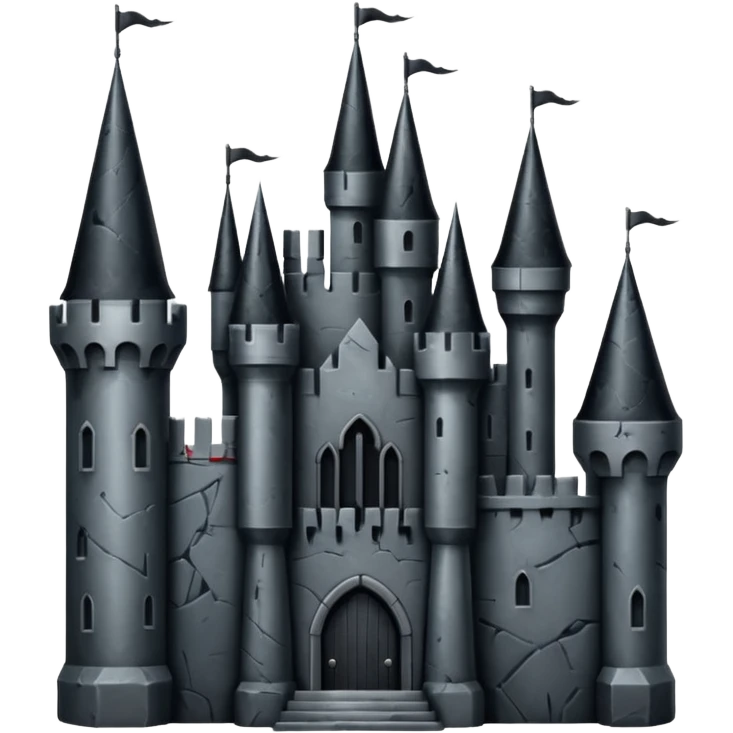 make an emoji about a castle of the movie Edward Scissorhand
 emoji