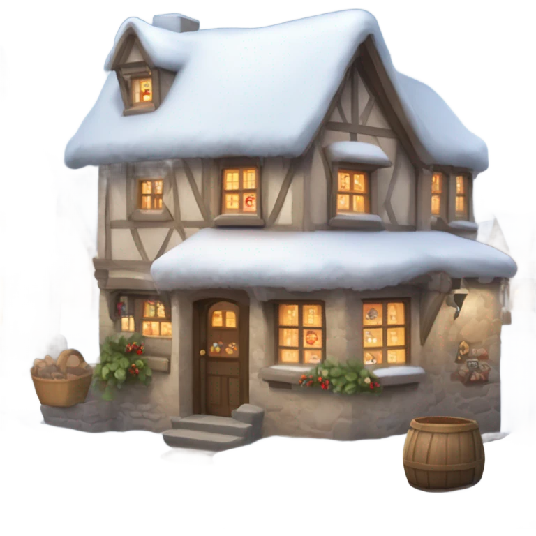 Hogsmeade village emoji