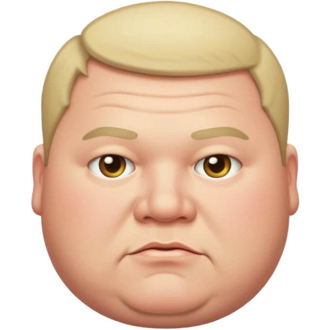 Fat guy  emoji