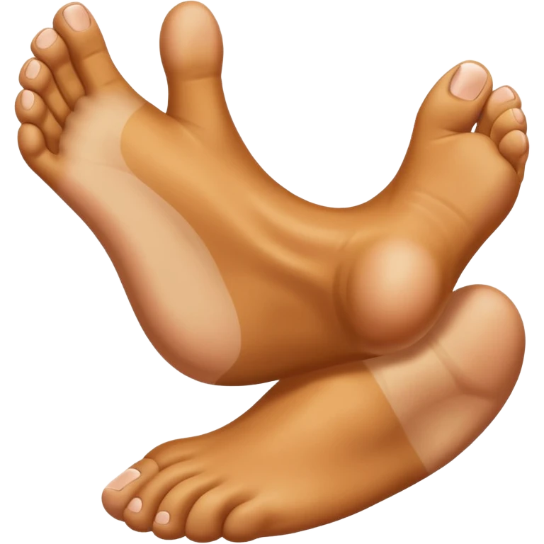 A foot emoji doing a thumbs up emoji